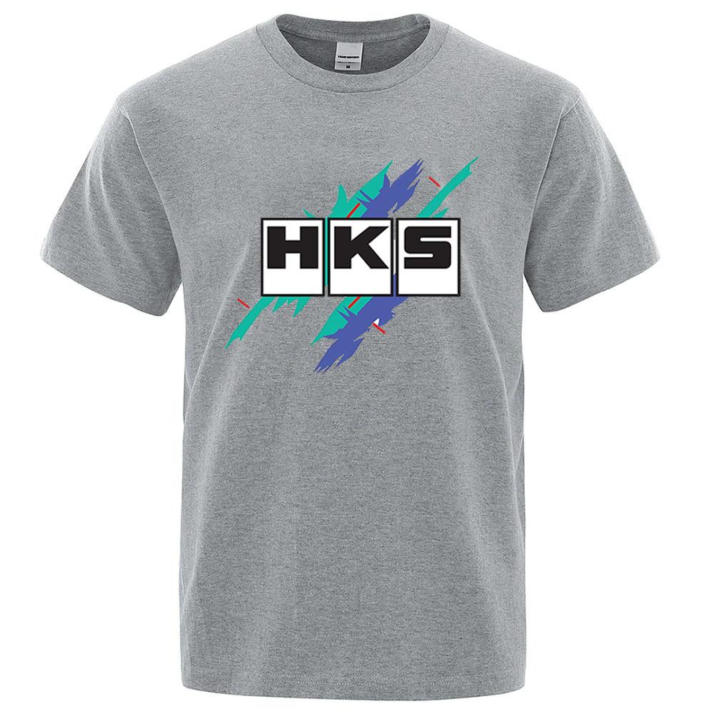 2026 Sommer Neu HKS Power und Sport Druck Unisex Neu Beliebt Normales kurzärmeliges Shirt Radfahren Laufen Sport T-Shirt