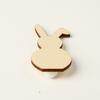 Pack of 5 Rabbit Wood Slices Easter Decorations ple Style Scrapbooking Crafts Birthday Accessories DIY Kits for Adults