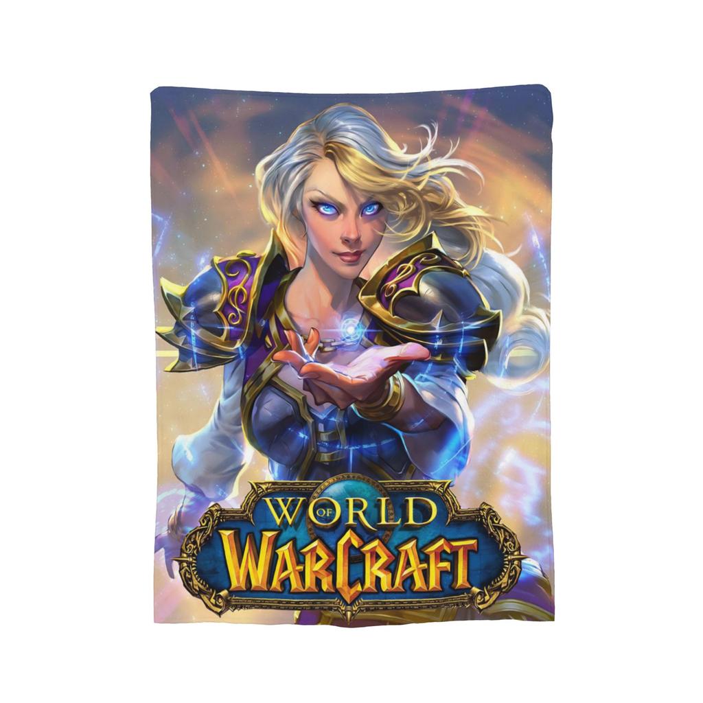 Coperta Elise di World of Warcraft in Flanella Calda Coperta da Divano per Casa Camera da Letto Trapunta