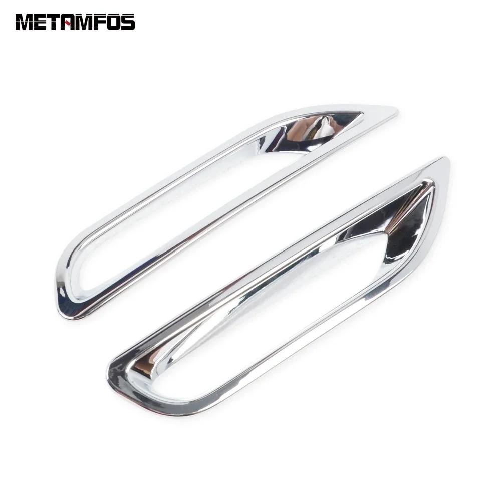 For Mitsubishi ASX RVR Outlander Sport ES 2024 Chrome Rear Fog Light Lamp Bumper Cover Trim Car Accessories