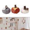 Three Piece Fall Harvest Pumpkin Decoration Set Made From Polyester Perfect For Autumn Home And Holiday Party Use