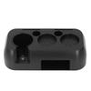 Coffee Tamper Station ABS Multifunctional Coffee Tamper Base Holder Stand for Home Matte Black