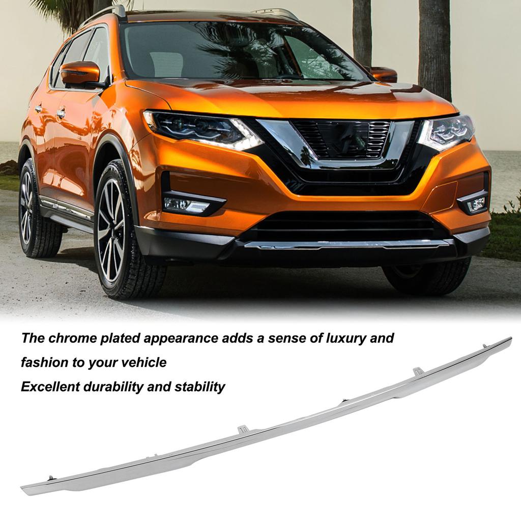 Rear Bumper Chrome Trim Molding Exquisite Appearance 85072 6FV0A for Nissan Rogue SL S SV 2017 To 2019