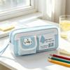 Cartoon Print Pencil Pouch Large Capacity Pen Bag Kawaii Pencil Case  Elementary School