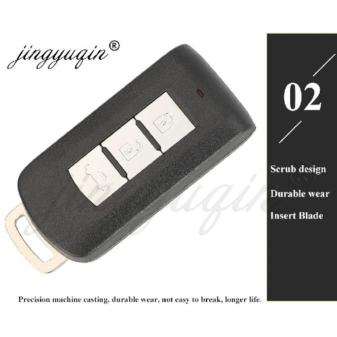 Jingyuqin 433MHz ID46 Smart Remote Car Key for Mitsubishi Lancer Outlander 2006-2019 PHEV ASX 2010-2018 Keyless G8D-644M-KEY-E