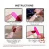 24Pcs Black Red Gothic Oval False Nail Anime Manga Press On Nail 3D Rhinestone Spider Fake Nail Y2K Almond Nail For Women