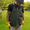 Unisex Quick-Dry Camping Vest with Crossbody Bag for Outdoor, Fishing & Photography