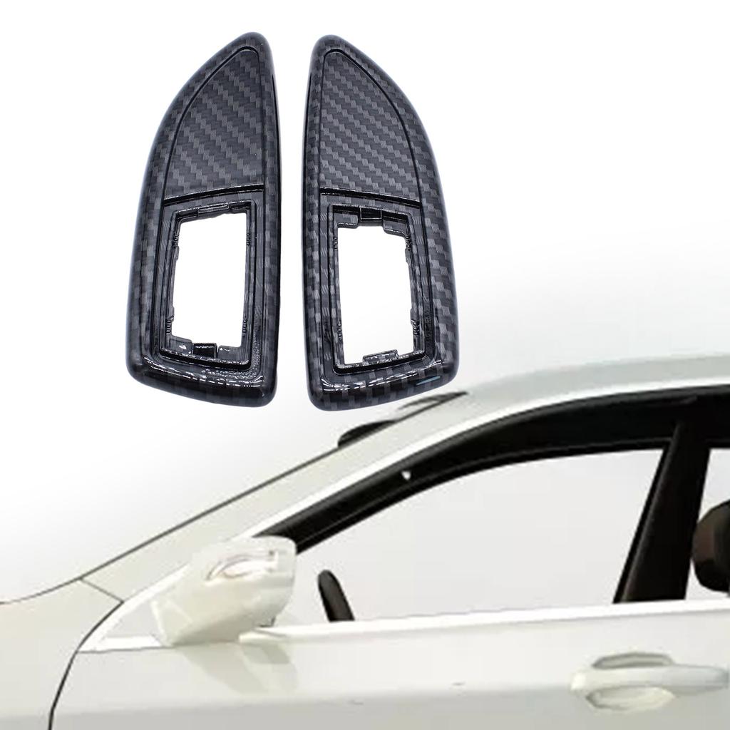 For Vauxhall Corsa VXR Carbon Fibre Side Wing Repeater Indicator Surrounds Car Accessories (1 Pair)