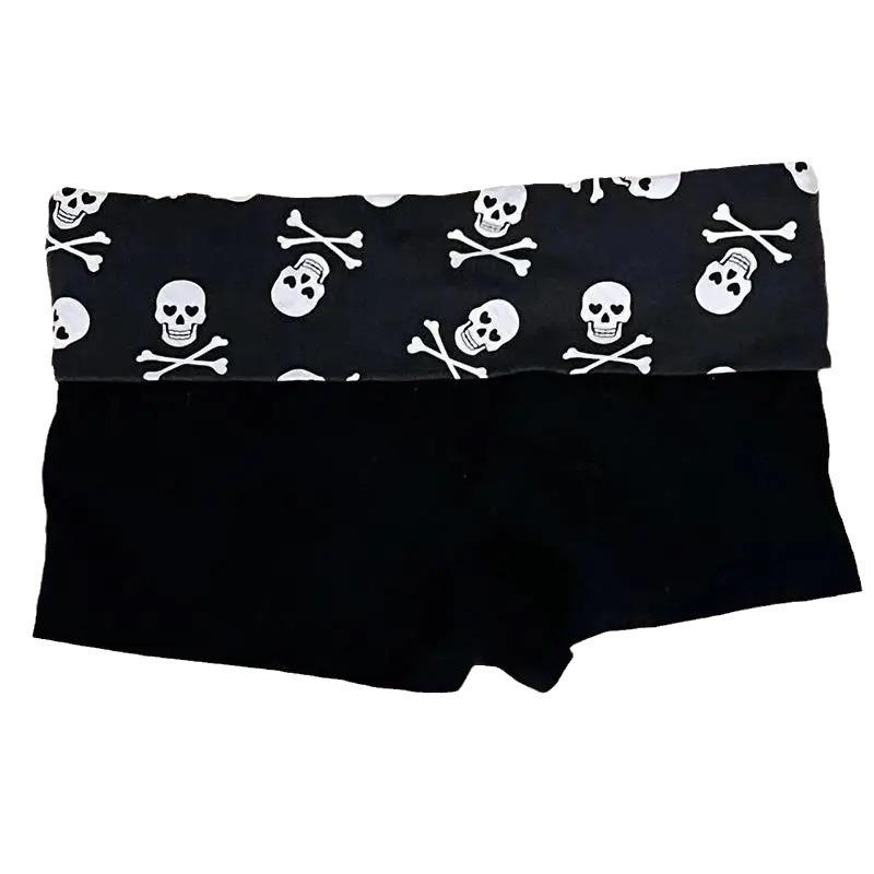 European and American Summer Casual Women's Printed Gothic Sports Shorts