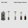 Round Weather Resistant Patios Heaters Accessory Plastic Protective Shield For Garden Heaters Easyly Installation