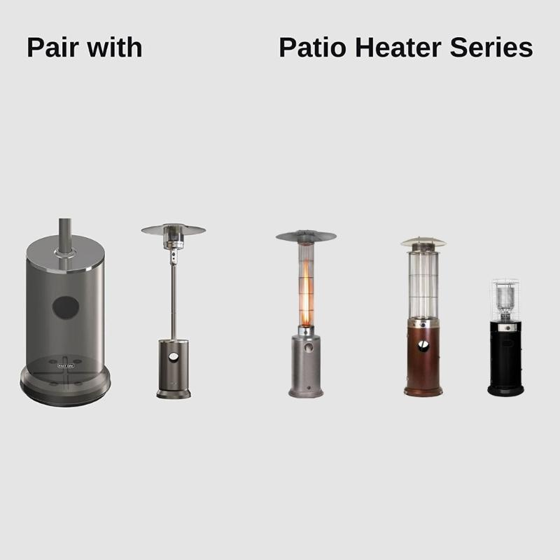 Round Weather Resistant Patios Heaters Accessory Plastic Protective Shield For Garden Heaters Easyly Installation
