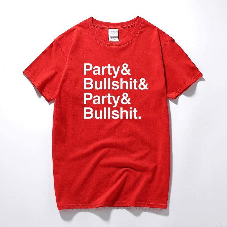 Party And Bullshit TShirt Notorious BIG BIG HipHop Rap Biggie Smalls cotton short sleeve casual T shirt Gift top tee S