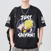 T-shirt en coton à manches courtes imprimé Dragon Ball Z Son Goku Vegeta Unisexe Vêtements pour femmes Harajuku Yk Tee Vintage Décontracté Tops