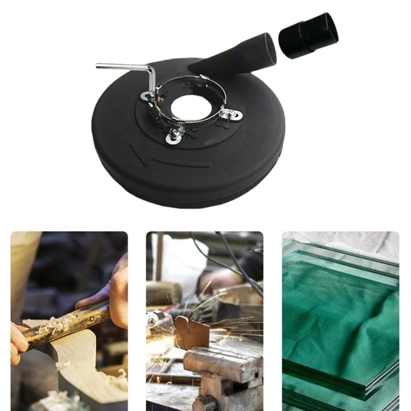 Angle Grinder Dust Cover Filtration Angle Grinder Dust Shroud for Polishing Concrete Grinder Dust Cover for Grinding