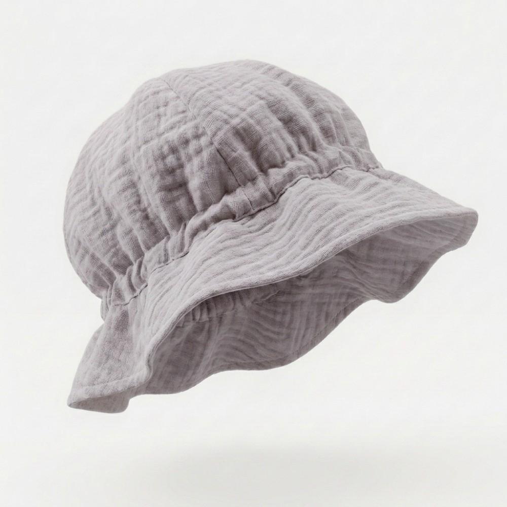 Breathable Gauze Muslin Baby Summer Hat Soft Edge Children Panama Cap Kids Sun Hat  Summer Season