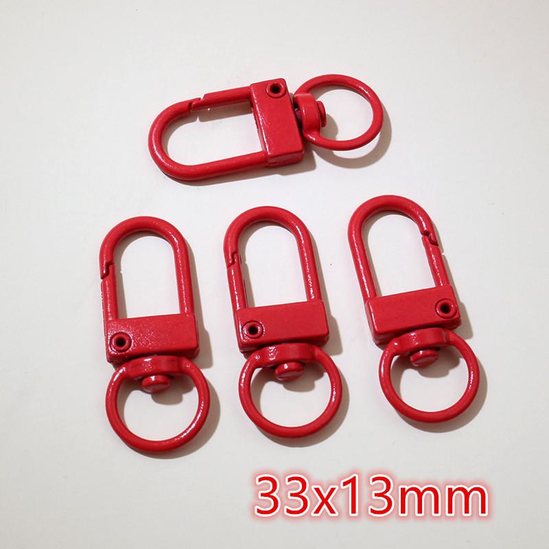 10pcs/lot Snap Lobster Clasp Hooks Gold Silver Plated DIY Jewelry Making Findings for Keychain Neckalce Bracelet Supplies