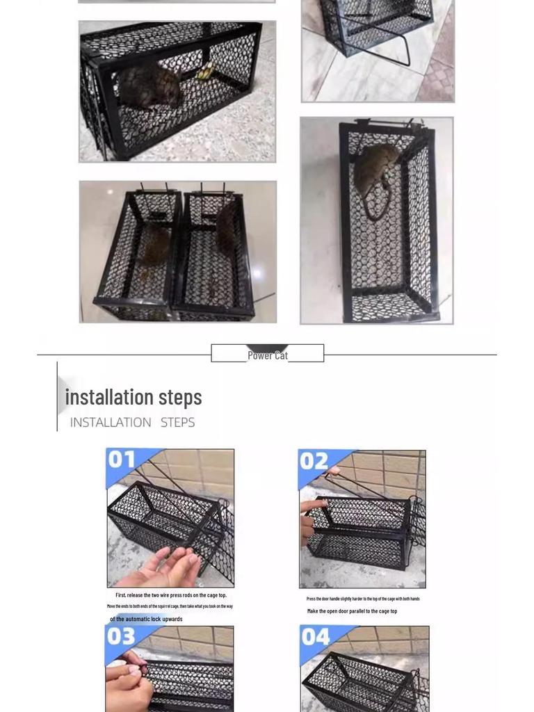 Automatic Mouse Trap & Rodent Repellent for Home - Humane Mice/Rat Solution