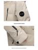 Unisex High-End Long Over-the-Knee Down Jacket: 90% White Duck Down, Loose Fit, Hooded Winter Coat