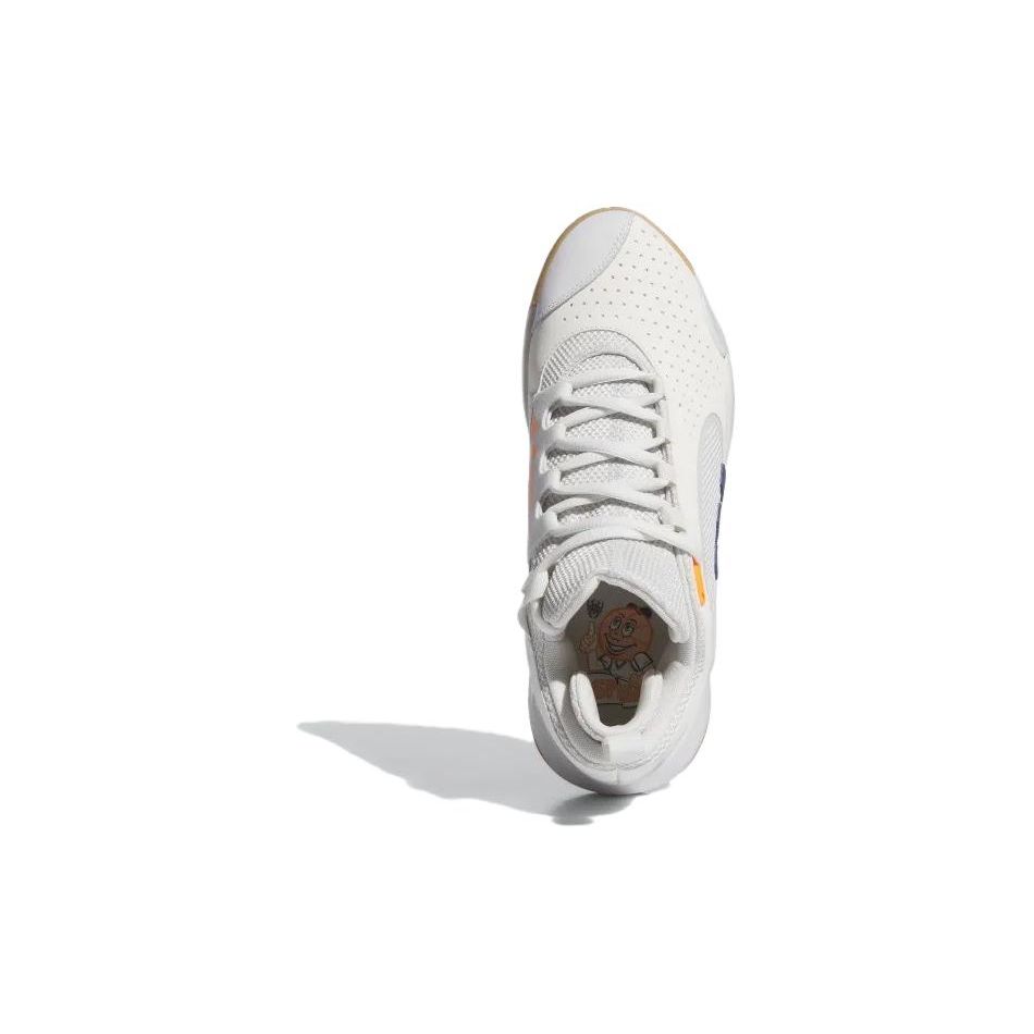 Adidas D.O.N. Issue #5 White Victory Blue Orange Men Sneakers Core-White Crystal-White IE7799