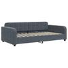 Vidaxl Sofa Z Materacem Do Spania, Ciemnoszara, 100X200 Cm, Aksamit