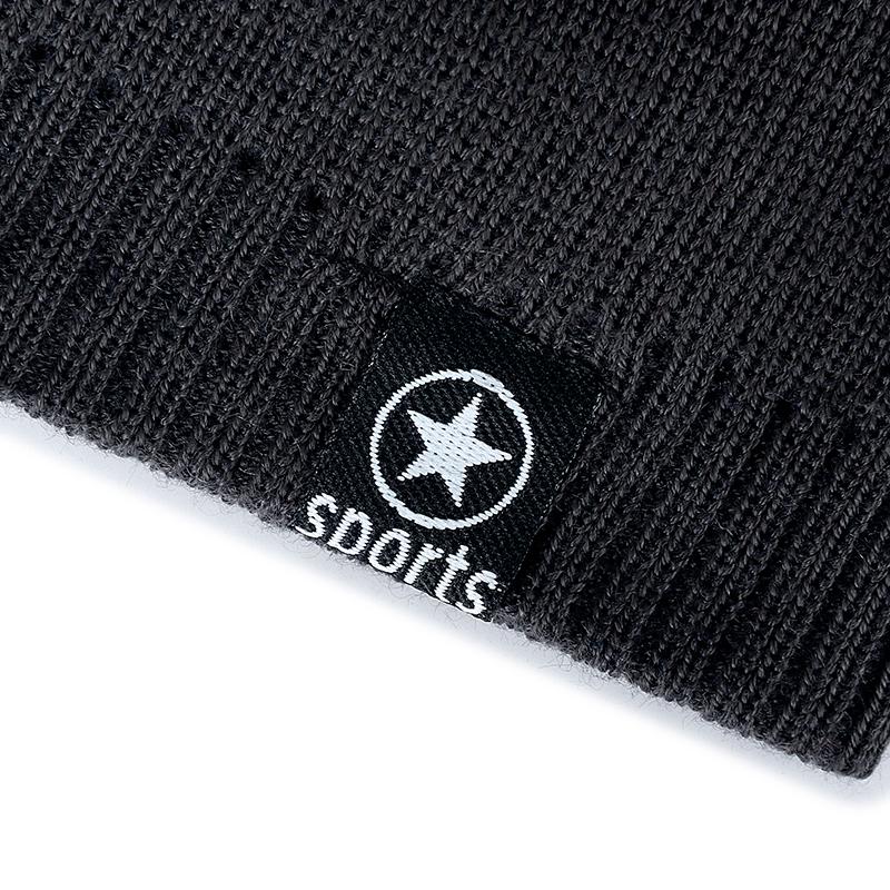 Hot Unisex Sports Beanie Hat High Quality Knitted Winter Hats For Men Women Casual Warm Hat Bonnet