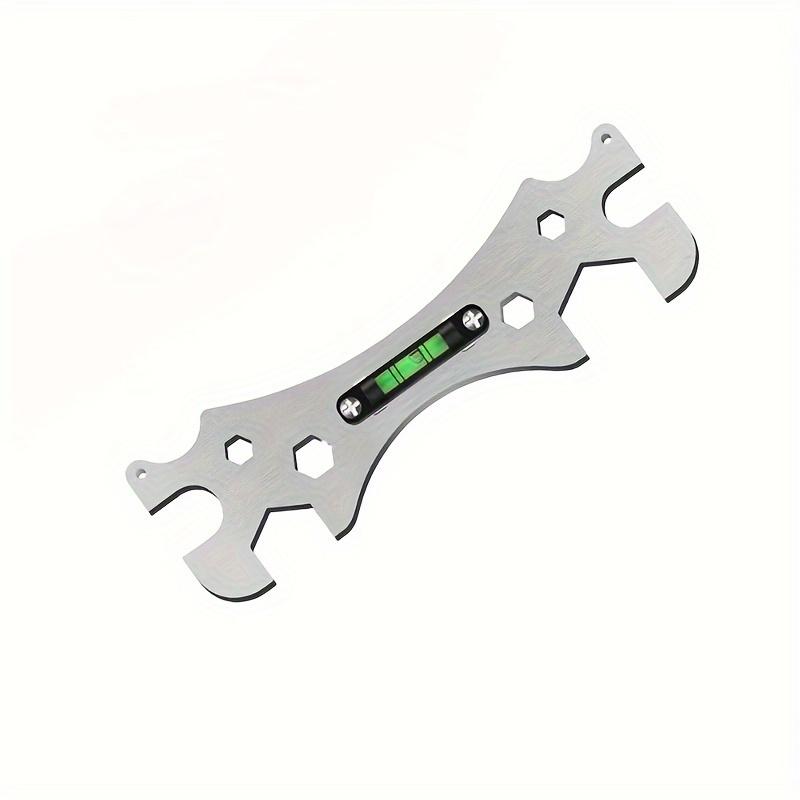 

Многофункциональный ключ для ванной из нержавеющей стали с шестигранным уровнем — нержавеющая сталь, утолщенная конструкция для инструментов для установки душа и сантехники