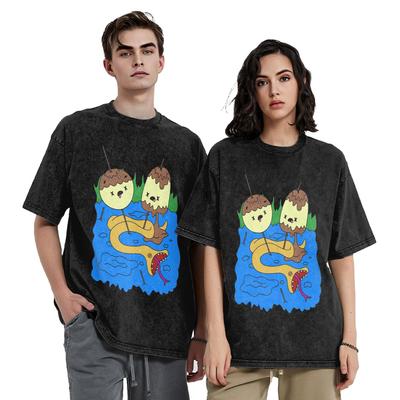 Princess Bubblegum And Marceline Adventure Time T-Shirt Summer Y2K Retro T Shirts Casual Tee Shirt For Male Short-Sleeve Clothes