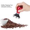 58mm Adjustable Height Stainless Steel Coffee Powder Tamper with Handle for Coffee Machine Red