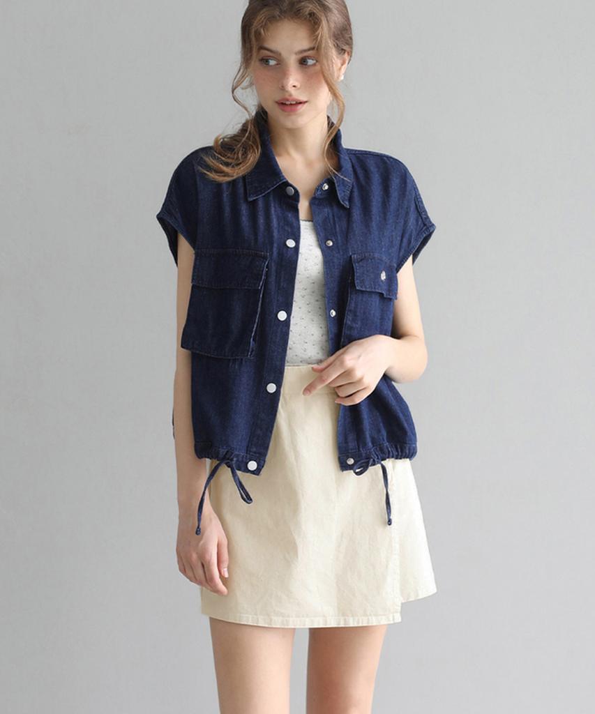 Slow Lolly Cloud Wrap Mini Skirt