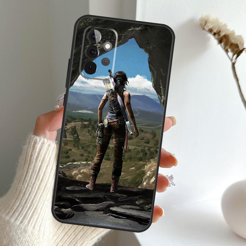 Lara Croft Tomb Raider Case For Samsung Galaxy A16 A26 A36 A56 A55 A35 A15 A54 A34 A14 A52 A32 A12 A13 A33 A53 A17