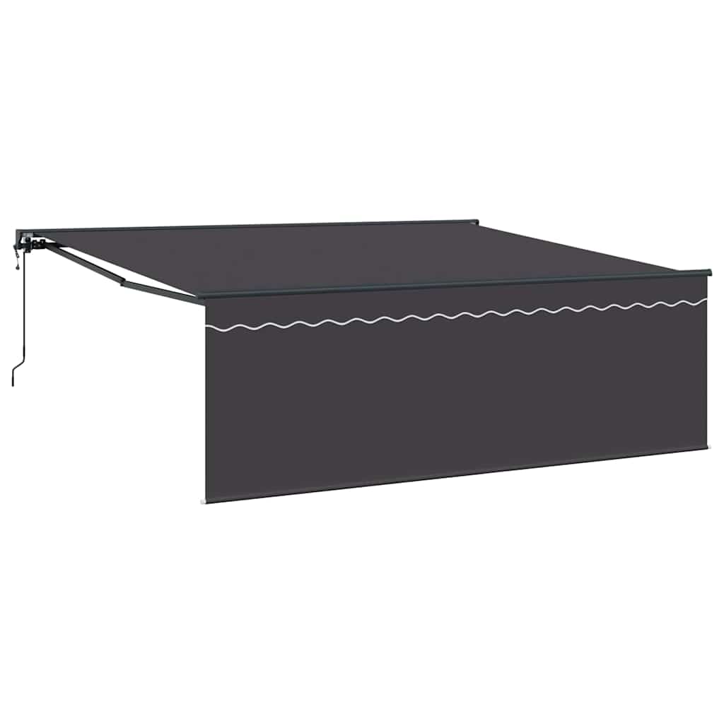 Tenda a Bracci Retrattile Antracite 400 x 300 cm