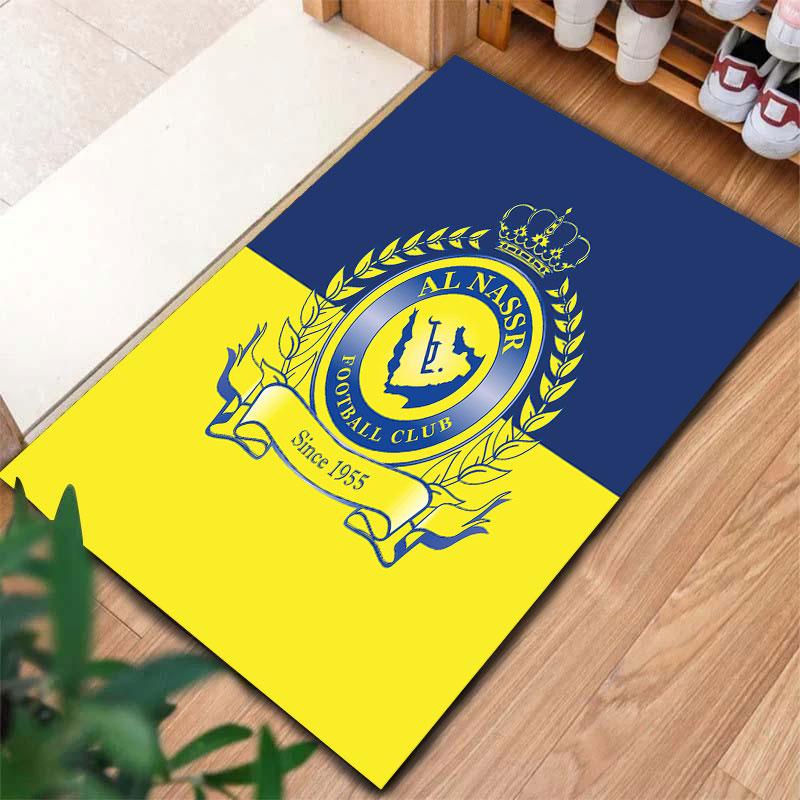 Al-Nassr FC Carpet Rug for Living Room Bedroom Home Sofa Decoration,Kids play Non-slip Floor Mat