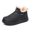 Shoes: Women's New Fleece Warm Snow Boots in Winter, Casual, Comfortable, Non-slip, One-foot Mom Shoes