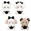 Mikko BLACK RIBBON BIG Plush Toy, Mikko Black Ribbon, Approx. 29cm (Moose)