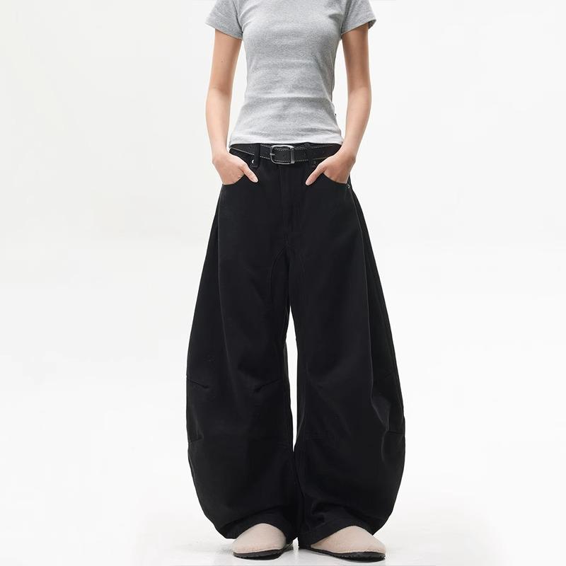 Τζιν Unisex με ρετρό τρισδιάστατη σιλουέτα Scimitar - Άνοιξη/Φθινόπωρο, άνετη εφαρμογή, ευέλικτο παντελόνι