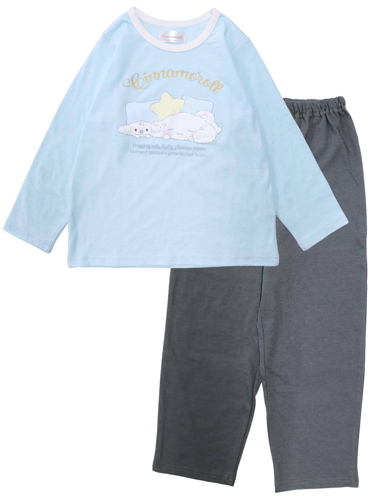 

Sanrio Characters Cinnamoroll Kuromi Kids Пижама с длинным рукавом Весна Осень Саксофон Фиолетовый 100 см 110 см 120 см Саксофон [Kaitak Family] (110см,