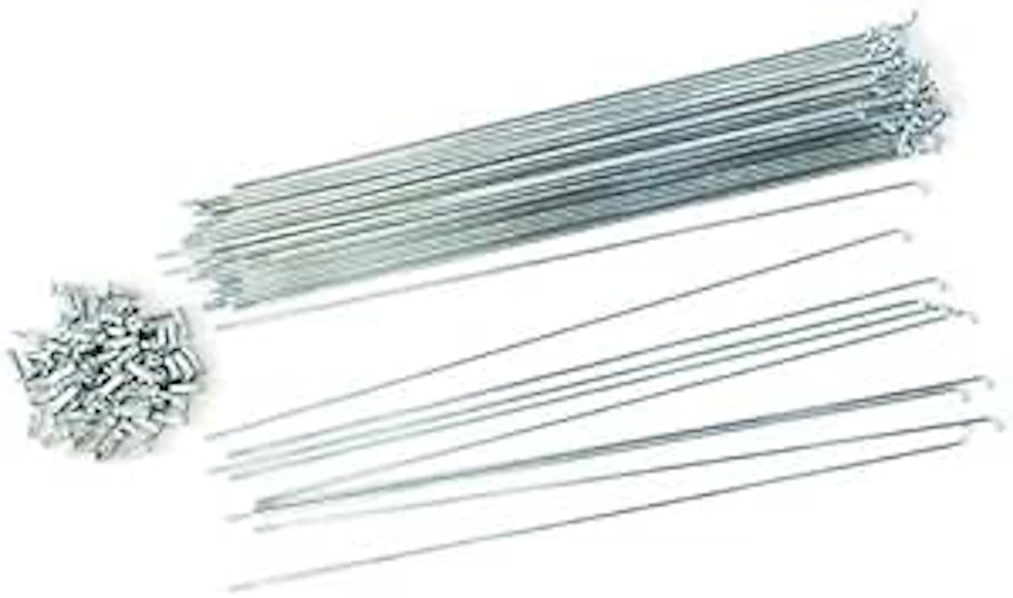 

HOSHI SPOKES D/ST Double-Butted Stainless Steel Spokes #14 x 286mm, Pack of 72 with Brass Nipples (#14)