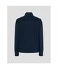 Binpolmen Classic Soft Cotton Quarter-Zip T-Shirt Navy