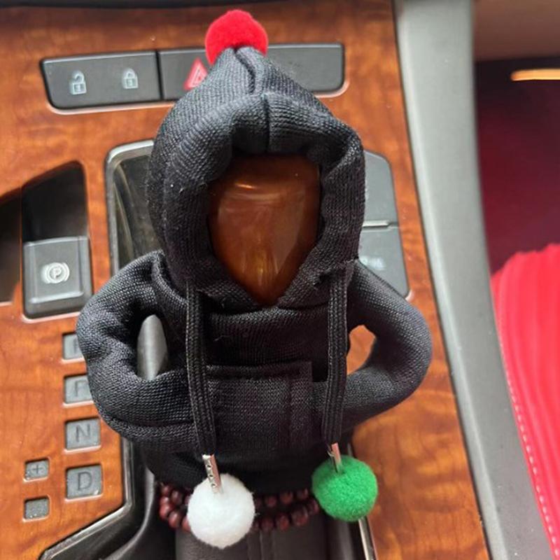 

Толстовка с капюшоном для автомобиля, чехол для переключения передач, модная толстовка с капюшоном для автомобиля, крышка для ручки переключения передач, толстовка с ручной ручкой, чехол для рычага переключения передач чёрный