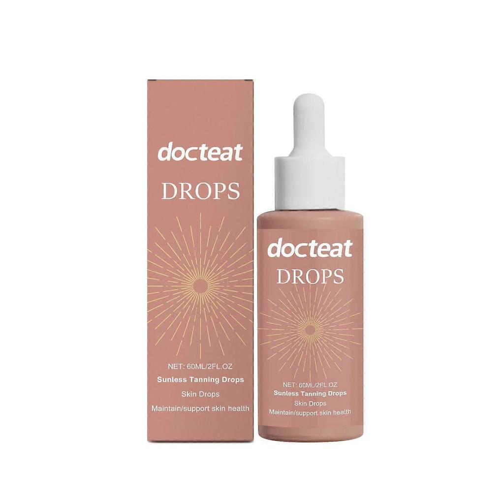 2 stuks 60ml Zonder Zon Bruinings Body Bronzer Druppels voor Gezicht Lichaam Voedende Zelfbruiner Druppels voor Mannen Vrouwen