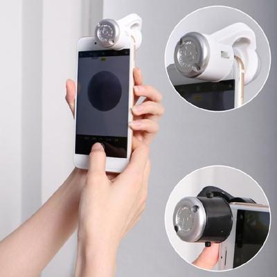 30X Magnification Mobile Phone Microscope with LED Light and Macro Lens for Smartphones Cellphones Camera Lens with Clip