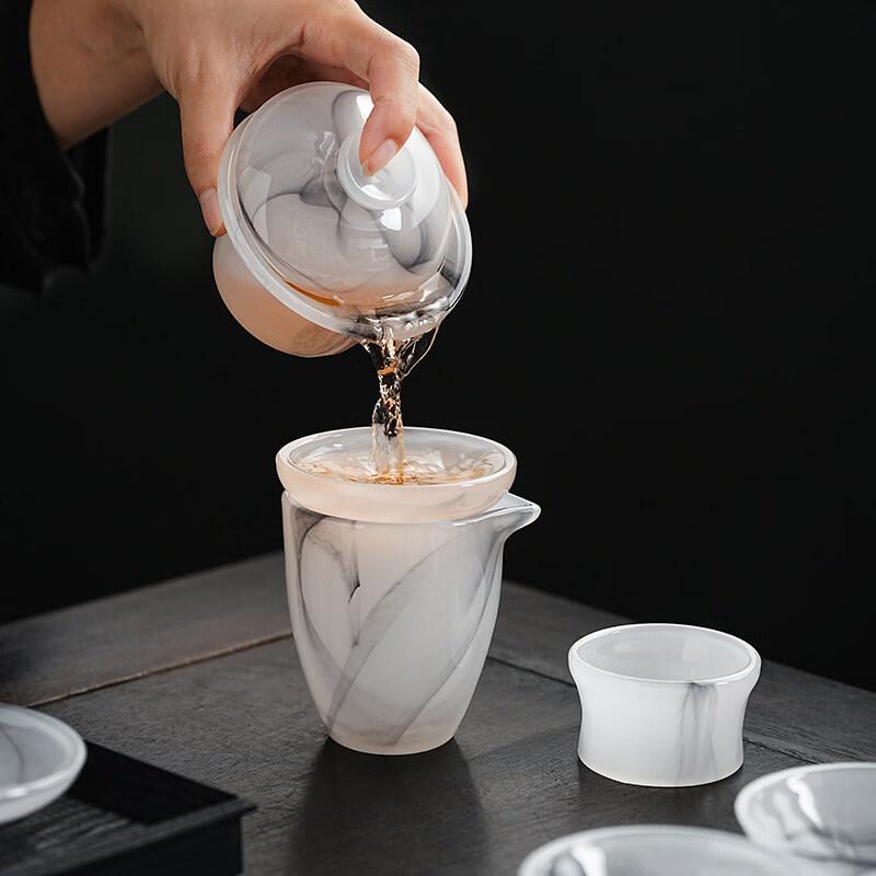 Ice Jade Glaze Tea Set