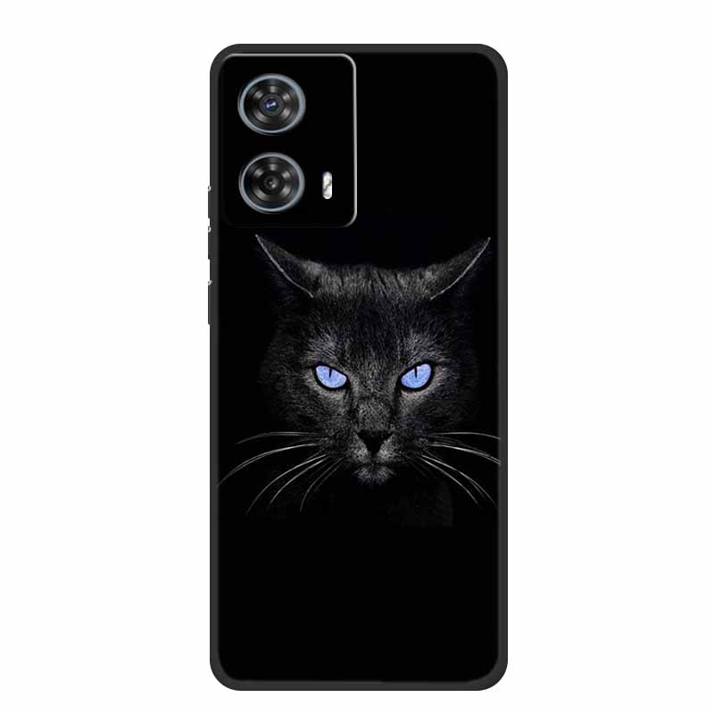 Phone Case For Motorola Edge 50 Fusion Back Cover Case Black Silicone Soft Coque For Moto Edge 50 Fusion Case 6.7" Funda Shell