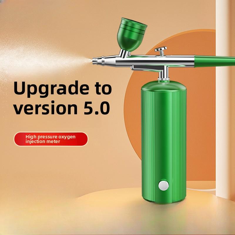 Oxygen Injection Instrument Household Oxygen Injection Water Light Instrument Import Beauty Instrument Water Light Instrument Handheld Face Steamer