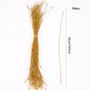 20cm Bullet Head Gold & Silver Thread Christmas Ornament Hanging Ropes, 100 pcs