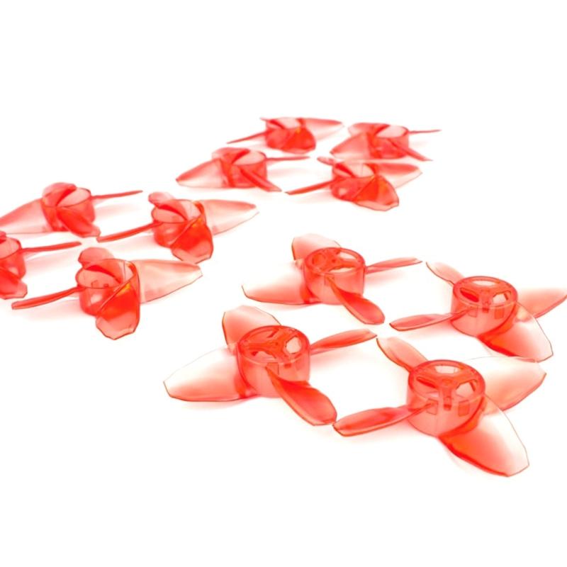 4pcs Plastic Propellers Indoor Drones Propellers Set High Performances Propellers Smooth Flight Propellers for Tinyhawk