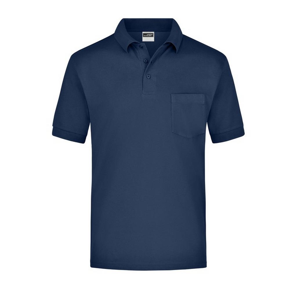 James and Nicholson Mens Pique Pocket Polo Shirt