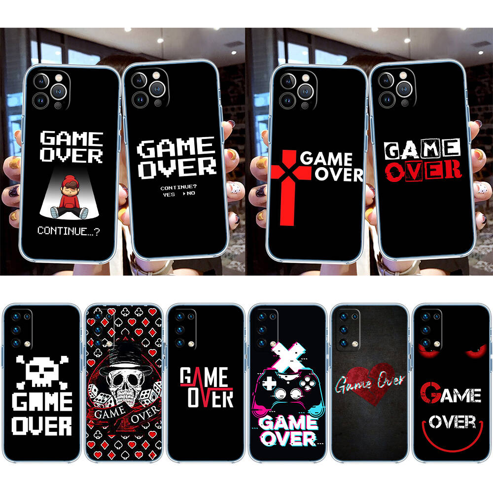 Game Over Phone Case for Motorola Edge 20 30 S30 40 50 Fusion Lite Plus Pro Ultra Neo One Action Zoom Hyper Power Macro Vision