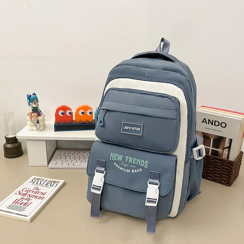 Large Capacity Student Schoolbag Lightweight Waterproof Women's Backpack Class Commuter Backpack