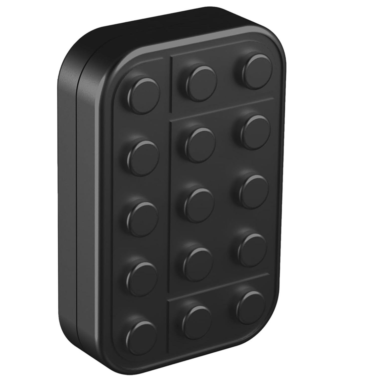 

Игрушки-фиджет для взрослых Металлический слайдер-фиджет Магнитные игрушки-фиджет для повседневного использования Тактильные игрушки-фиджет для взрослых 4.6*3*1.3cm чёрный